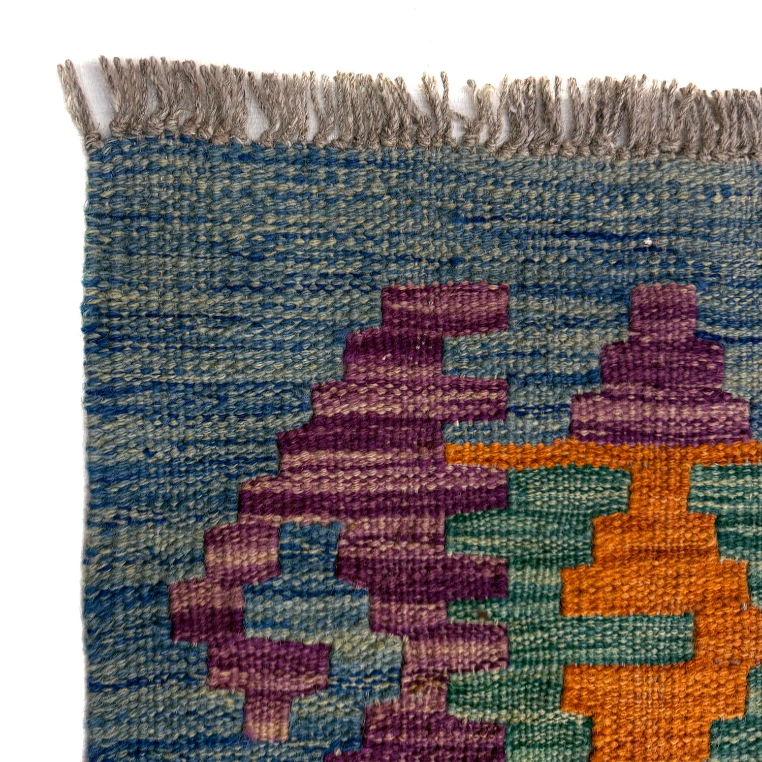 Handmade Turkish Design Wool Kilim 5' 9" x 8' 0" ft / 176 x 245 cm - No. Y39469