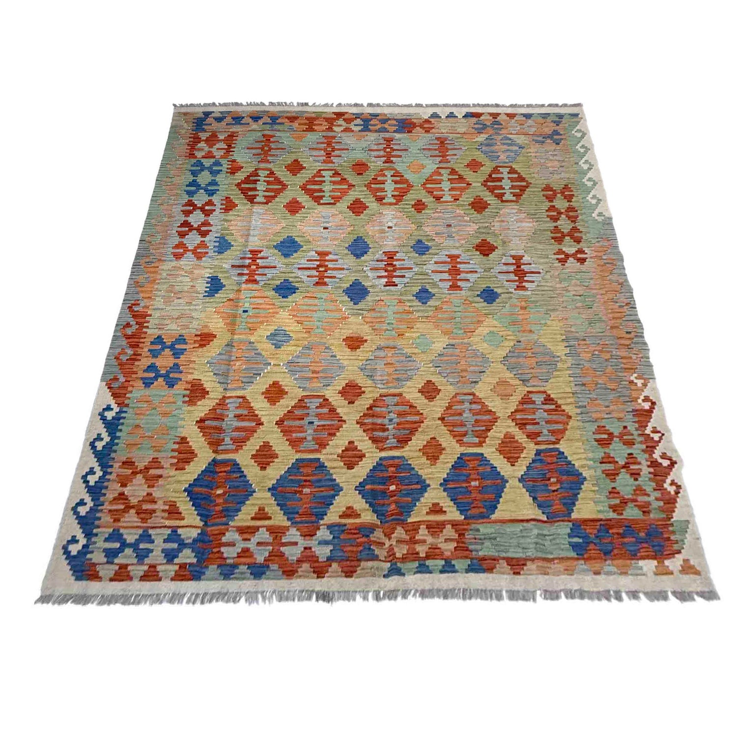 Medium Size Chobi Kilim 6' 2" x 7' 10" ft / 187 x 240 cm - No. Y39471