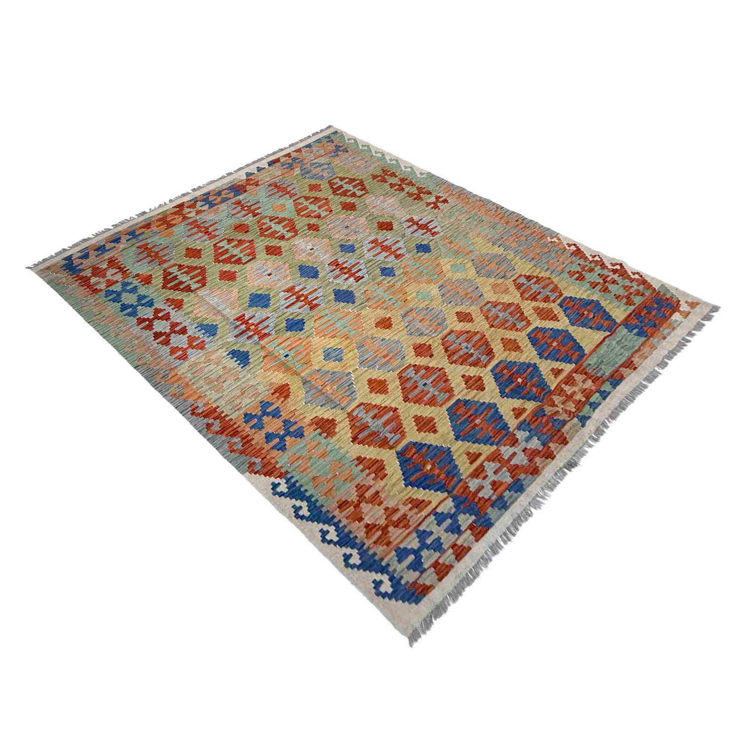 Medium Size Chobi Kilim 6' 2" x 7' 10" ft / 187 x 240 cm - No. Y39471