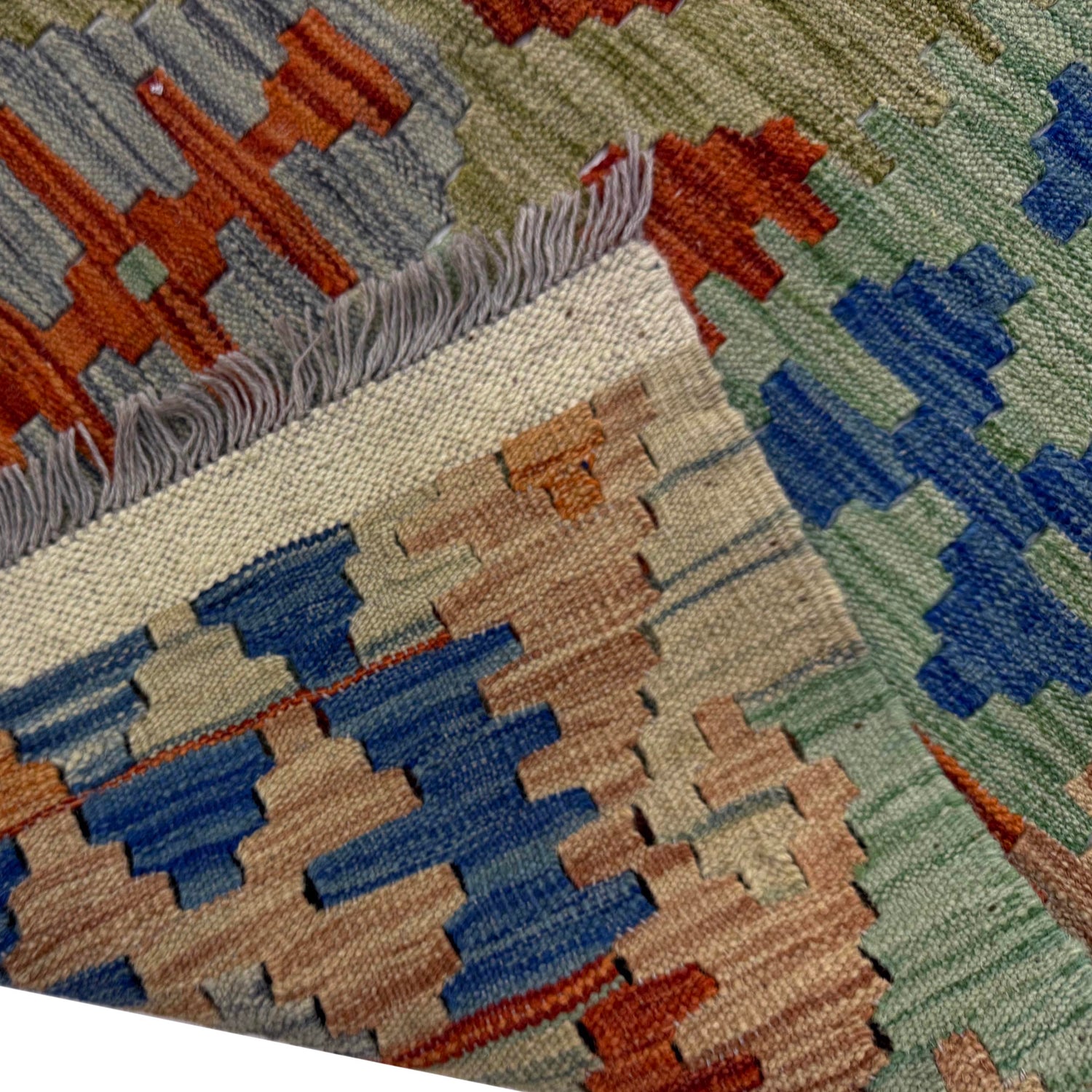 Medium Size Chobi Kilim 6' 2" x 7' 10" ft / 187 x 240 cm - No. Y39471