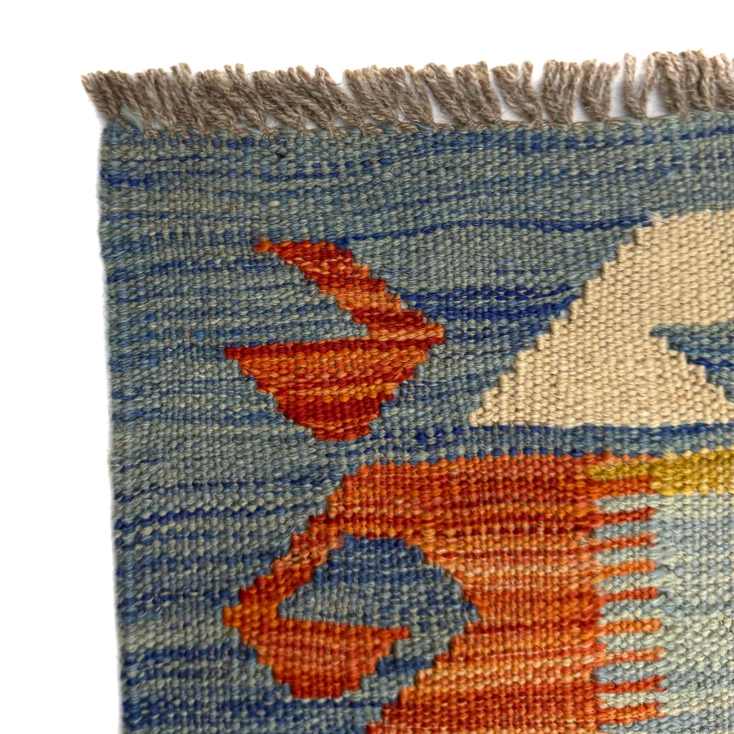 Hand Knotted Flatweave Kilim 5' 7" x 8' 0" ft / 170 x 244 cm - No. Y39472