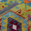 Hand Knotted Flatweave Kilim 6' 2" x 8' 1" ft / 189 x 246 cm - No. Y39473