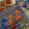 Handmade Afghan Vegetable Kilim 6' 3" x 7' 7" ft / 190 x 230 cm - No. Y39474