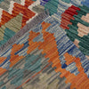 Hand Made Afghan Kilim 5' 10" x 8' 2" ft / 178 x 249 cm - No. Y39475