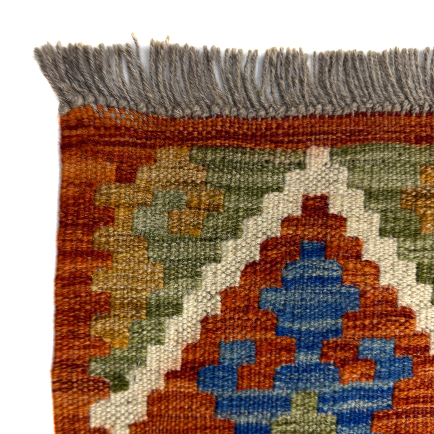 Handmade Vegetable Kilim 5' 11" x 8' 2" ft / 181 x 248 cm - No. Y39477