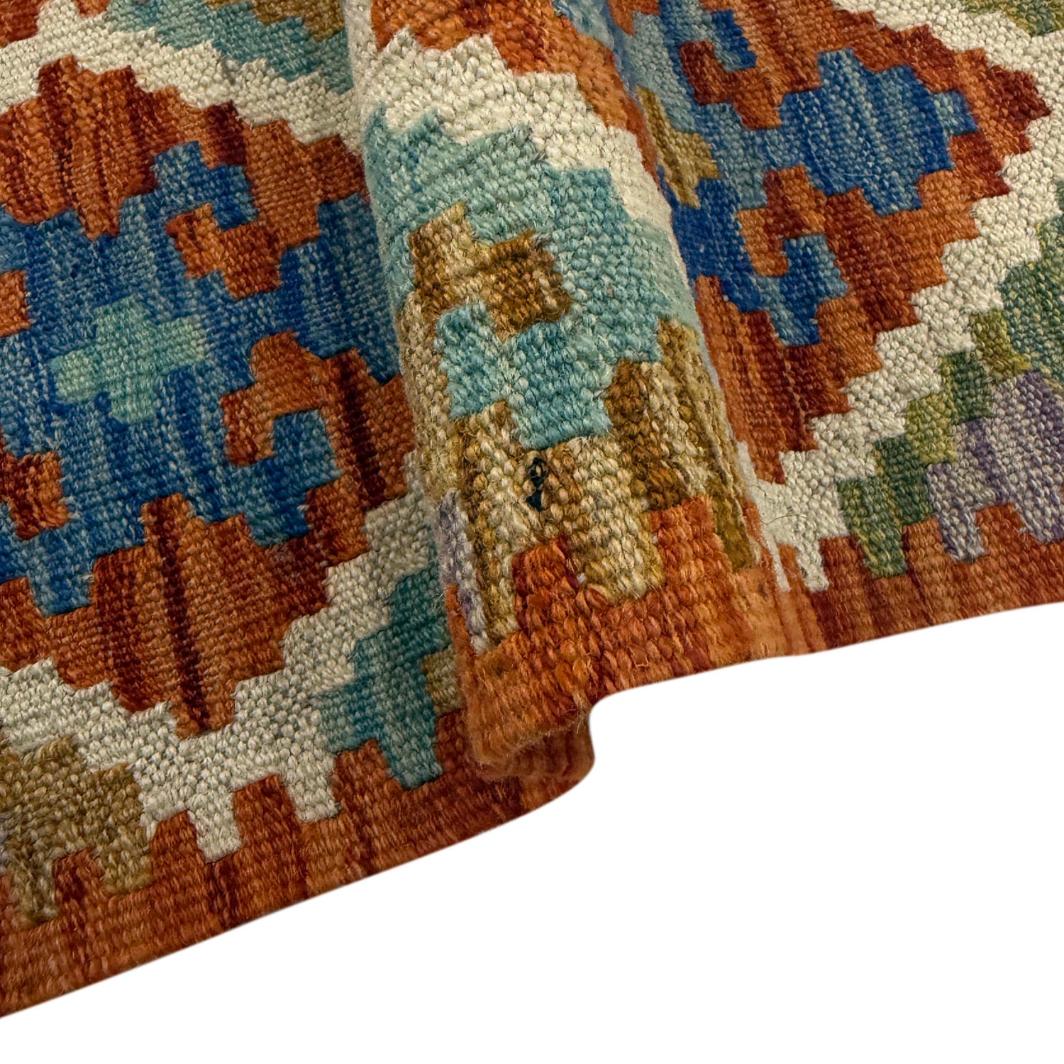 Handmade Vegetable Kilim 5' 11" x 8' 2" ft / 181 x 248 cm - No. Y39477