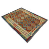 Hand Knotted Afghan Style Kilim 5' 11" x 8' 0" ft / 180 x 243 cm - No. Y39479