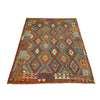 Hand Woven Wool Kelim 5' 9" x 8' 1" ft / 176 x 246 cm - No. Y39480