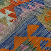Handmade Turkish Design Wool Kilim 5' 8" x 7' 11" ft / 172 x 242 cm - No. Y39481
