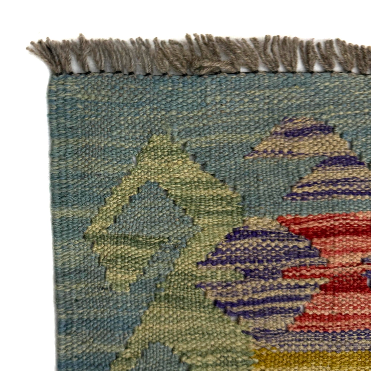 Hand Knotted Flatweave Kilim 4' 4" x 6' 8" ft / 131 x 204 cm - No. Y39483