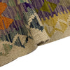 Handmade Vegetable Kelim 4' 2" x 6' 6" ft / 127 x 199 cm - No. Y39488