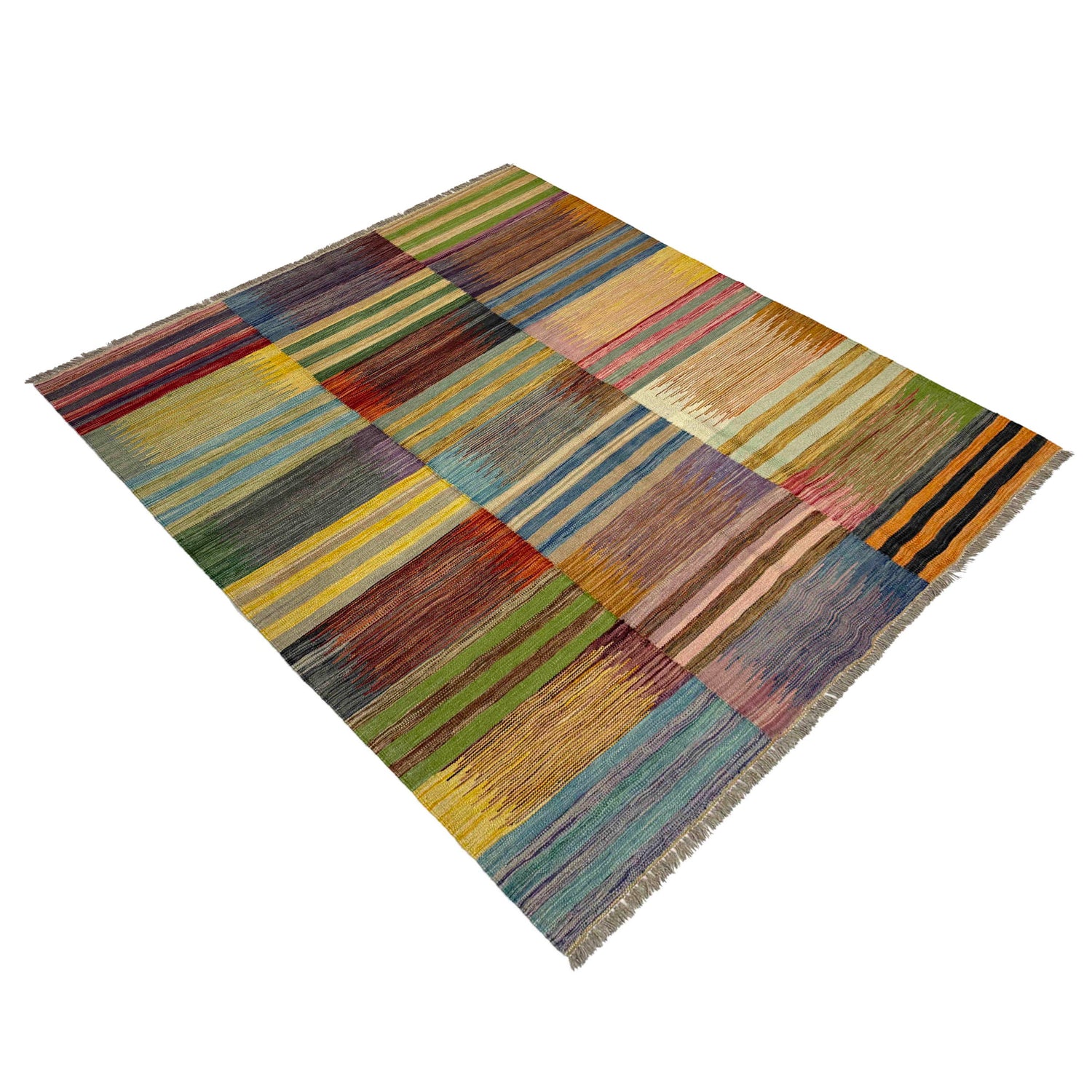 Medium Size Chobi Kilim 4' 9" x 6' 6" ft / 144 x 198 cm - No. Y39489