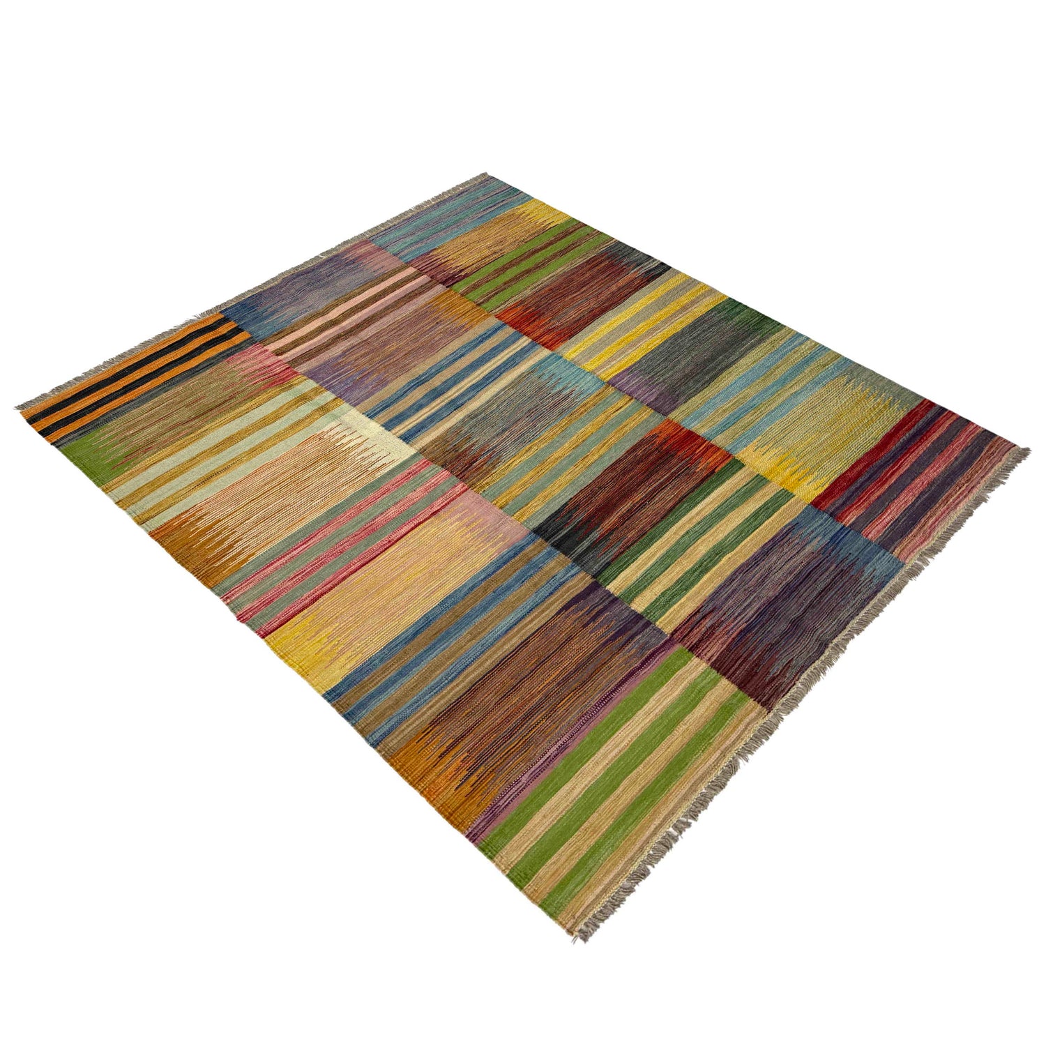 Medium Size Chobi Kilim 4' 9" x 6' 6" ft / 144 x 198 cm - No. Y39489