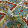 Handmade Afghan Vegetable Kilim 4' 2" x 6' 4" ft / 126 x 193 cm - No. Y39490