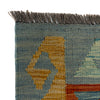 Hand Woven Wool Kelim 4' 0" x 6' 8" ft / 122 x 202 cm - No. Y39492