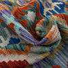 Hand Knotted Flatweave Kilim 4' 1" x 5' 6" ft / 125 x 168 cm - No. Y39497