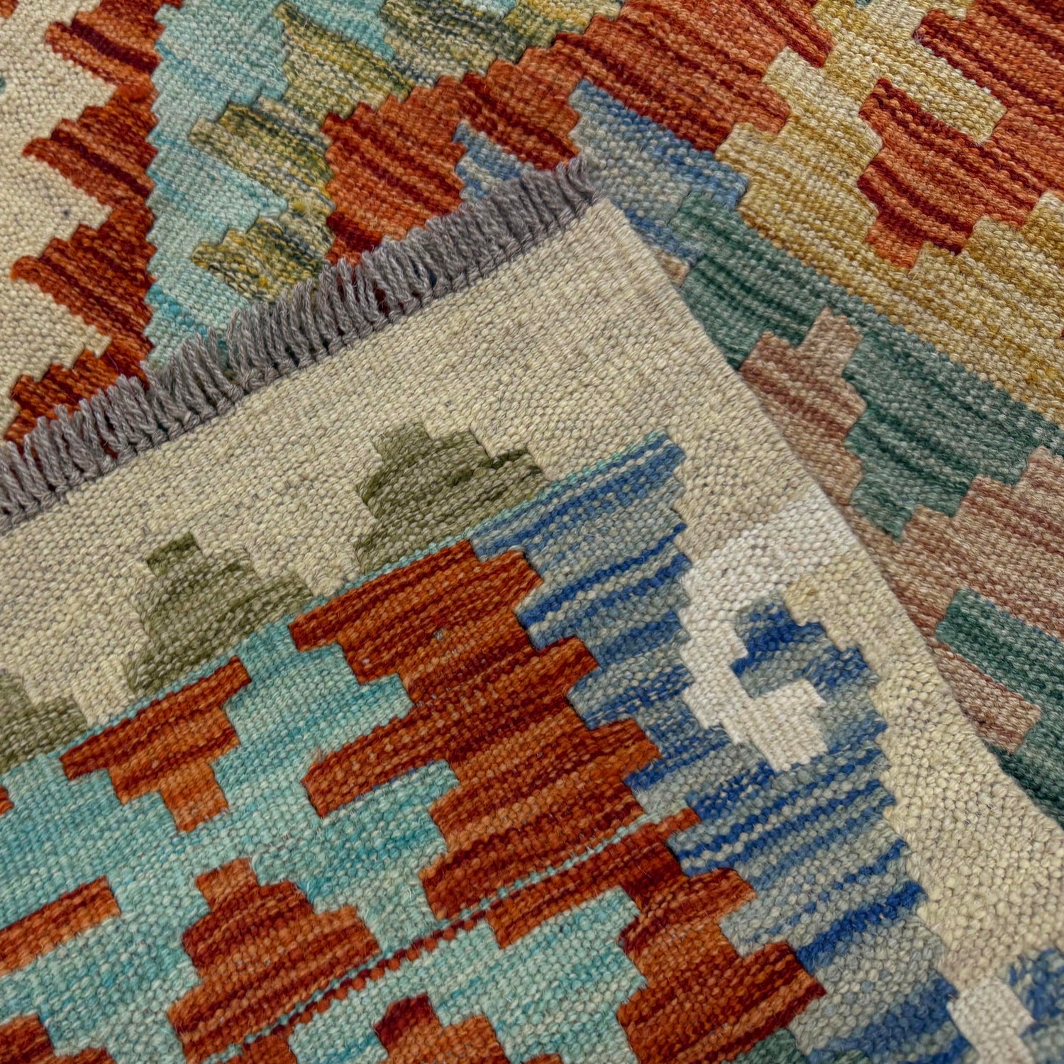 Medium Size Chobi Kilim 5' 10" x 8' 1" ft / 177 x 247 cm - No. Y39499