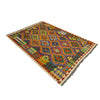 Handmade Afghan Vegetable Kilim 4' 2" x 6' 0" ft / 126 x 184 cm - No. Y39500