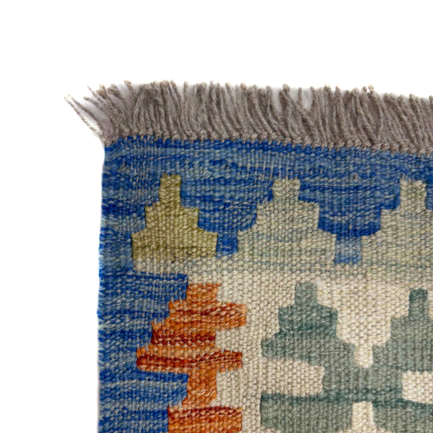 Handmade Turkish Design Wool Kilim 5' 10" x 8' 1" ft / 179 x 246 cm - No. Y39501