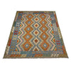 Hand Knotted Flatweave Kilim 5' 9" x 8' 1" ft / 175 x 247 cm - No. Y39502