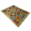 Hand Made Afghan Kilim 4' 2" x 5' 10" ft / 126 x 177 cm - No. Y39503