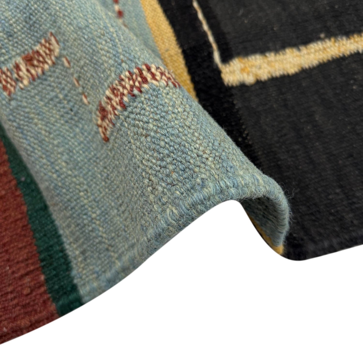 Handmade Afghan Vegetable Kilim 5' 11" x 7' 9" ft / 180 x 237 cm - No. Y39504