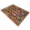 Handmade Vegetable Kilim 4' 4" x 6' 2" ft / 131 x 188 cm - No. Y39508