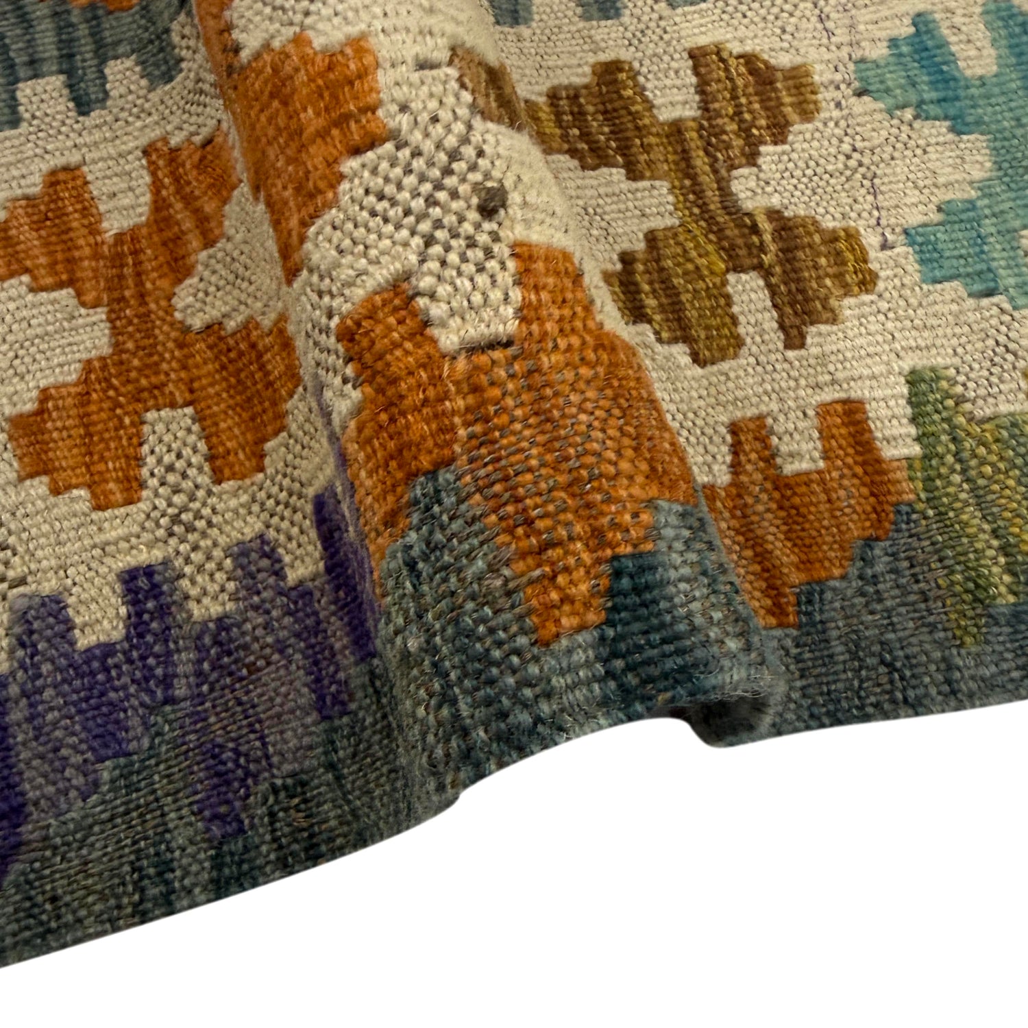 Handmade Vegetable Kilim 5' 9" x 8' 2" ft / 176 x 250 cm - No. Y39510