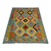 Handmade Vegetable Kelim 4' 0" x 6' 6" ft / 122 x 199 cm - No. Y39511