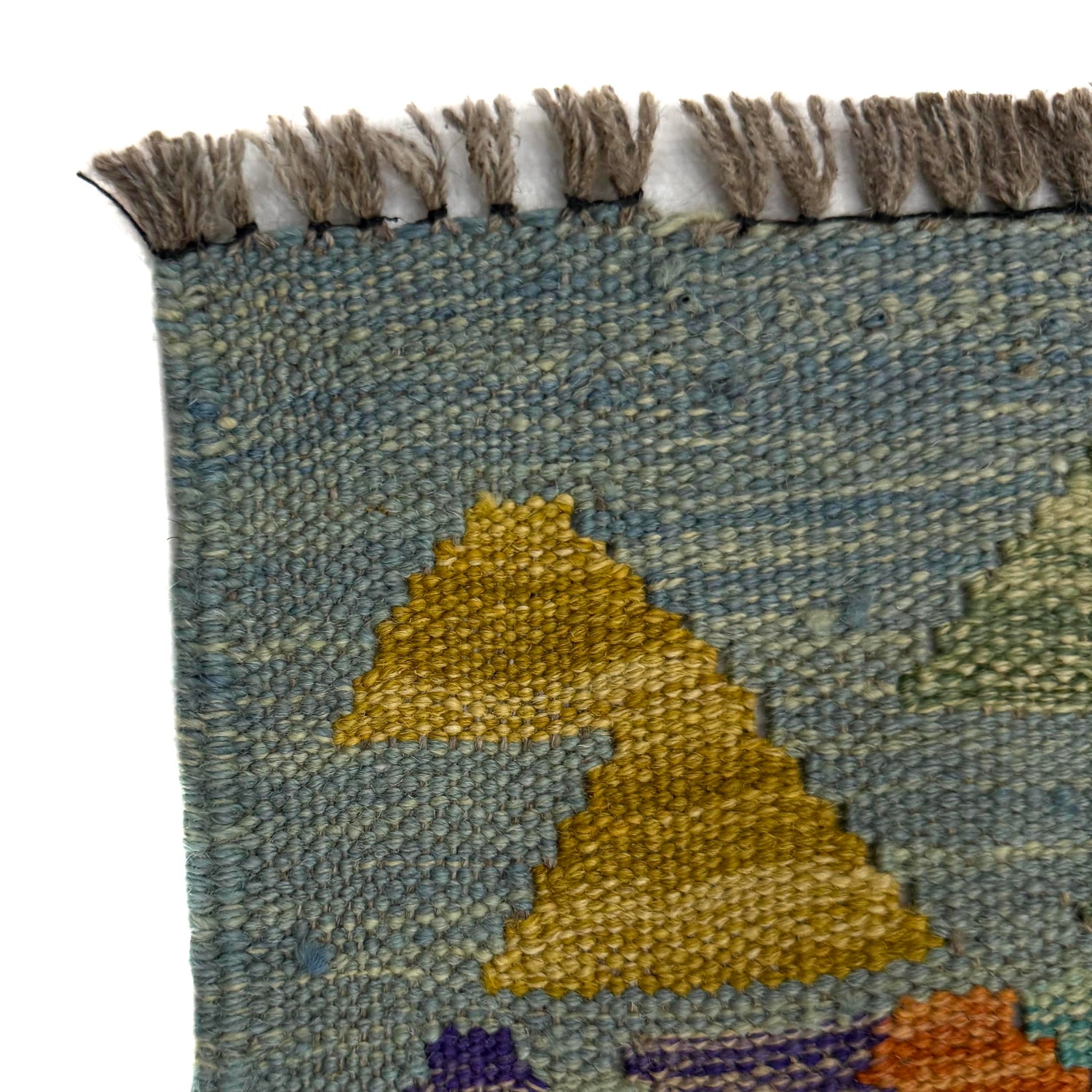 Handmade Vegetable Kelim 4' 0" x 6' 6" ft / 122 x 199 cm - No. Y39511