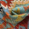 Handmade Vegetable Kelim 4' 0" x 6' 6" ft / 122 x 199 cm - No. Y39511