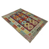 Hand Woven Wool Kelim 3' 9" x 5' 7" ft / 114 x 170 cm - No. Y39513
