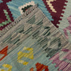 Hand Woven Wool Kelim 3' 9" x 5' 7" ft / 114 x 170 cm - No. Y39513