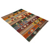 Hand Knotted Afghan Style Kilim 5' 9" x 8' 0" ft / 174 x 244 cm - No. Y39516