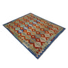 Handmade Turkish Design Wool Kilim 5' 8" x 7' 8" ft / 173 x 234 cm - No. Y39518