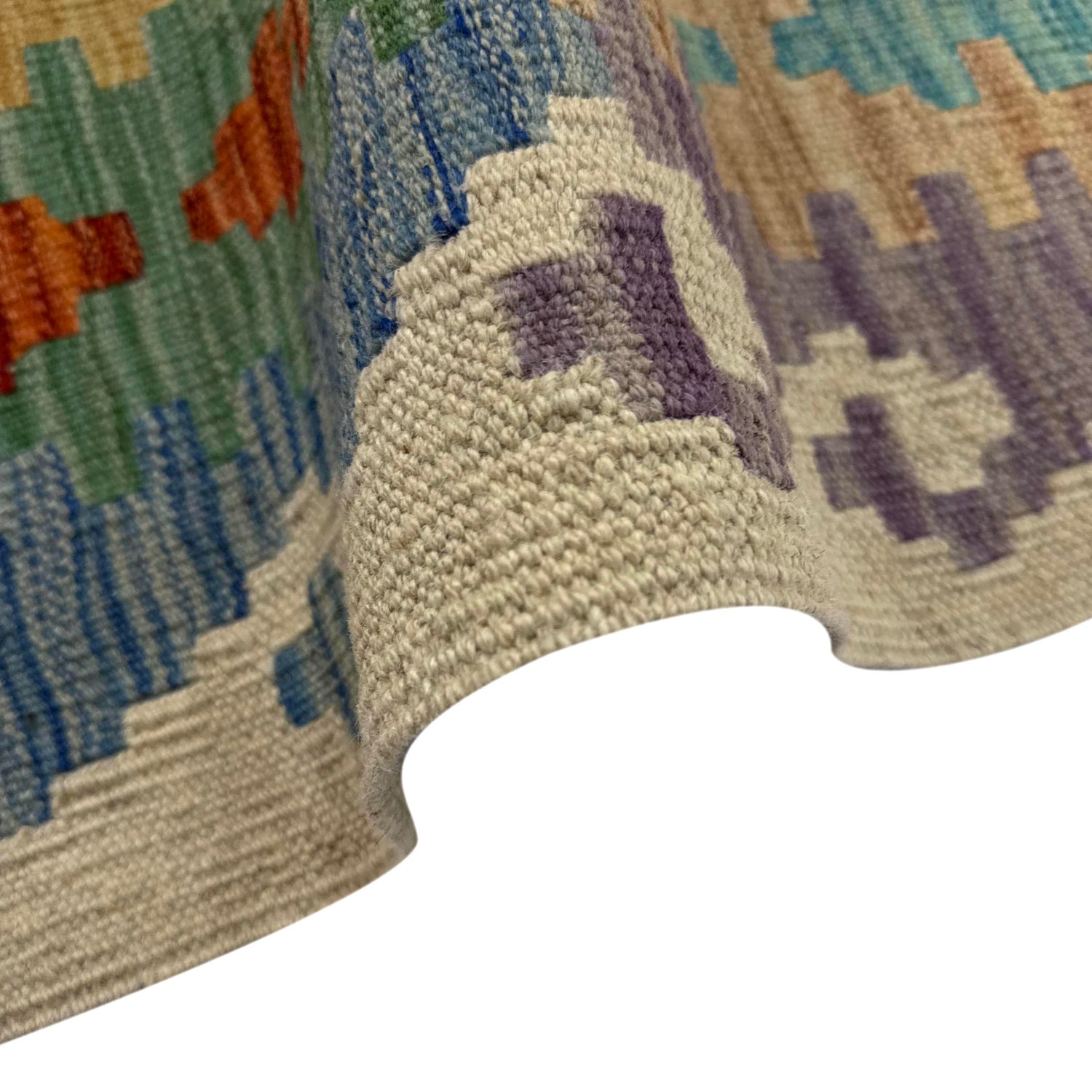 Hand Knotted Flatweave Kilim 5' 11" x 8' 1" ft / 180 x 246 cm - No. Y39520