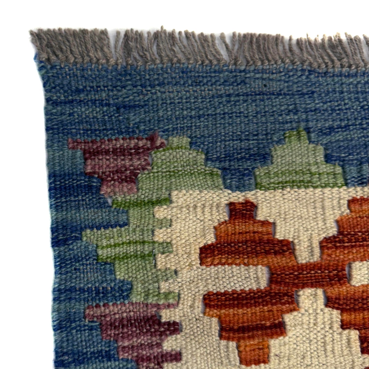 Hand Made Afghan Kilim 5' 10" x 8' 1" ft / 178 x 246 cm - No. Y39523