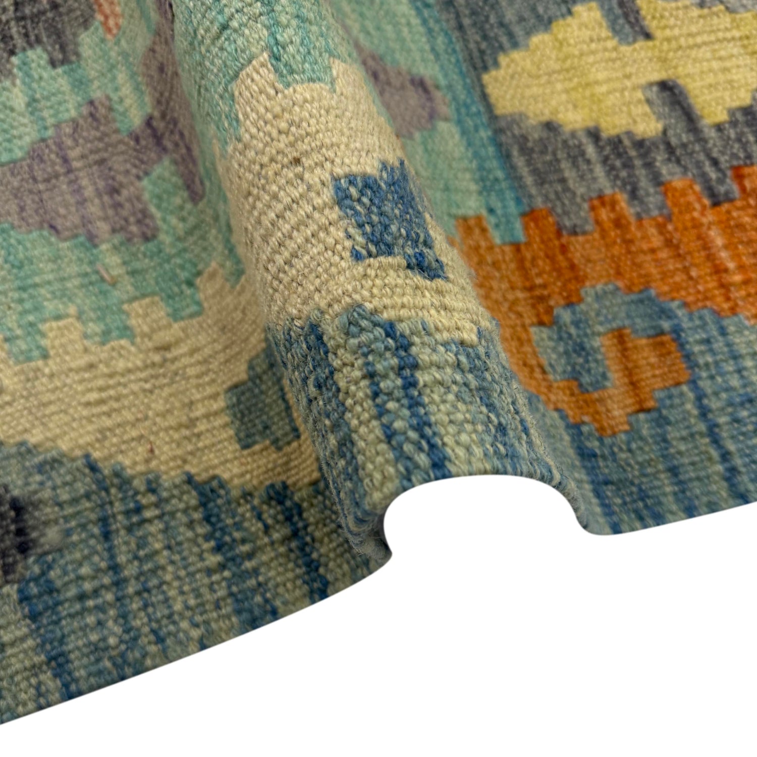 Handmade Vegetable Kilim 5' 10" x 8' 2" ft / 178 x 250 cm - No. Y39525