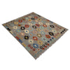 Hand Knotted Afghan Style Kilim 5' 11" x 8' 1" ft / 181 x 246 cm - No. Y39527
