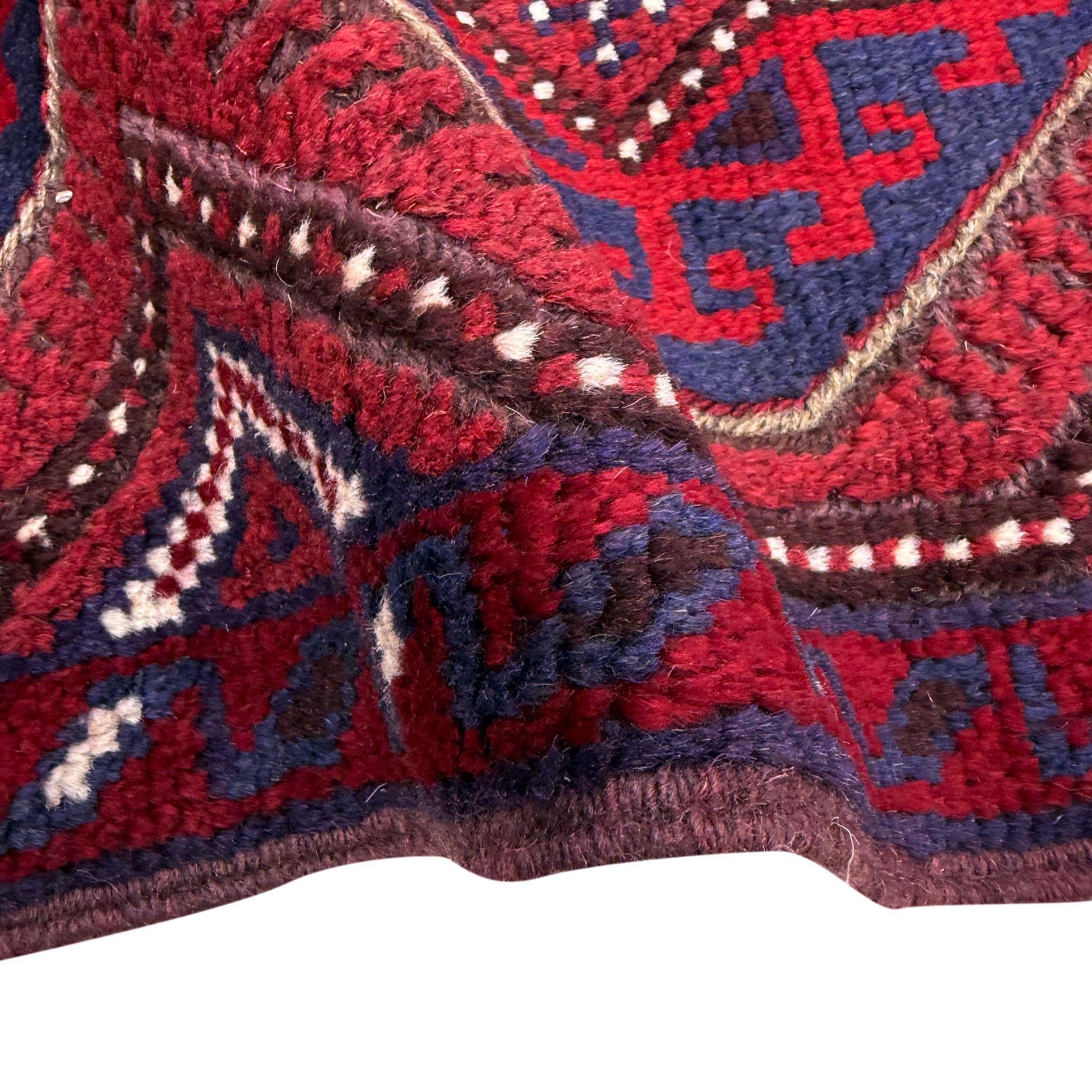 Handmade Afghan Runner Rug 2' 3" x 8' 3" ft / 68 x 251 cm - No. Y39531