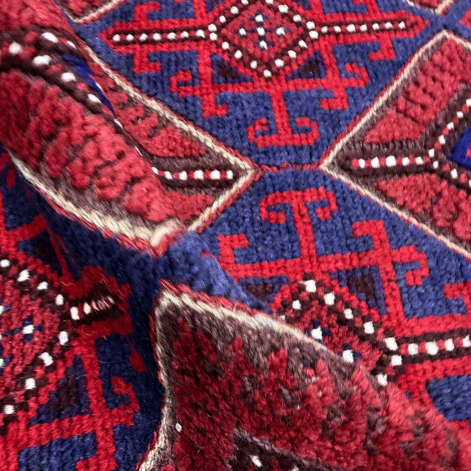 Handmade Afghan Runner Rug 2' 3" x 8' 3" ft / 68 x 251 cm - No. Y39531