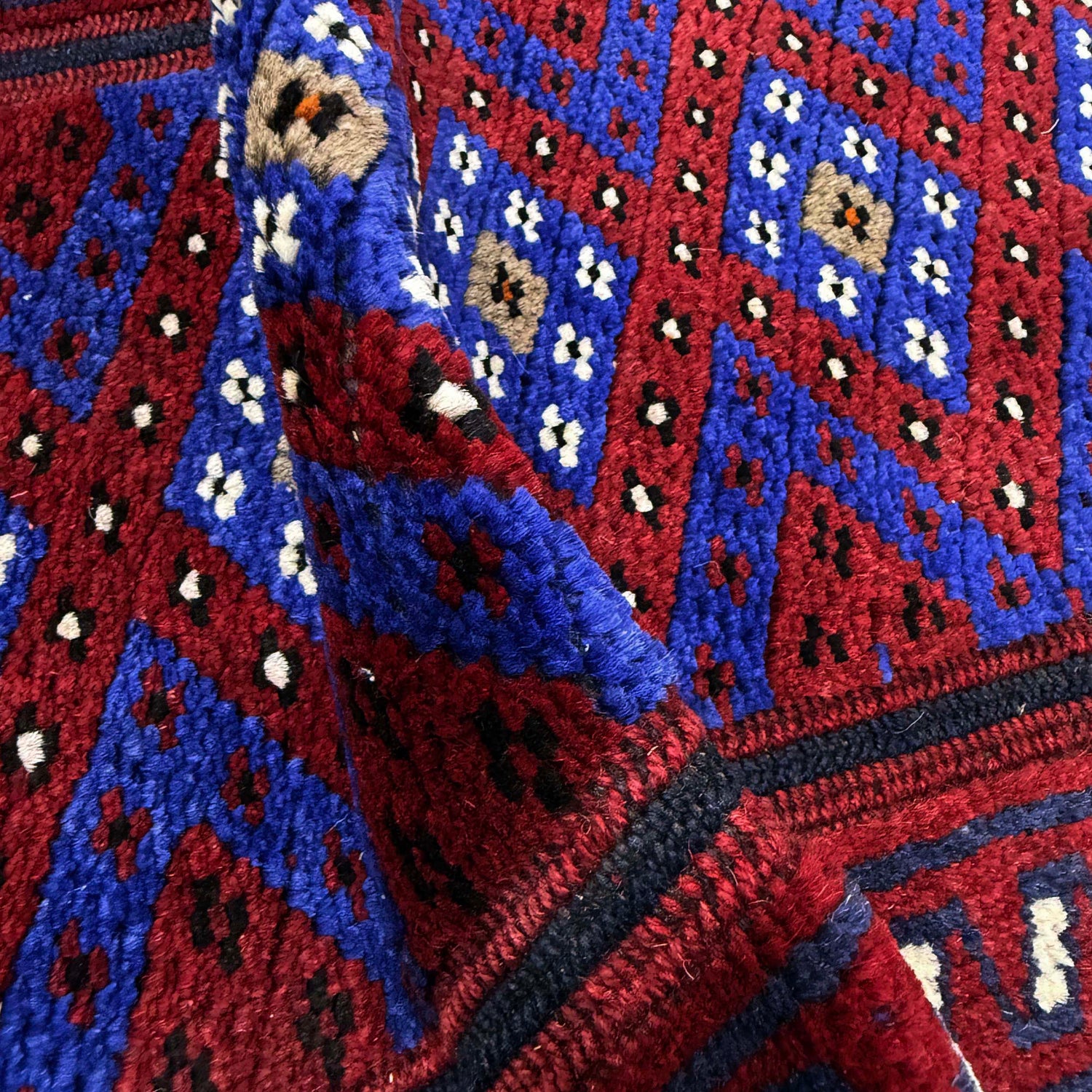 Handmade Mushwani Runner Rug 1' 11" x 8' 3" ft / 58 x 252 cm - No. Y39533