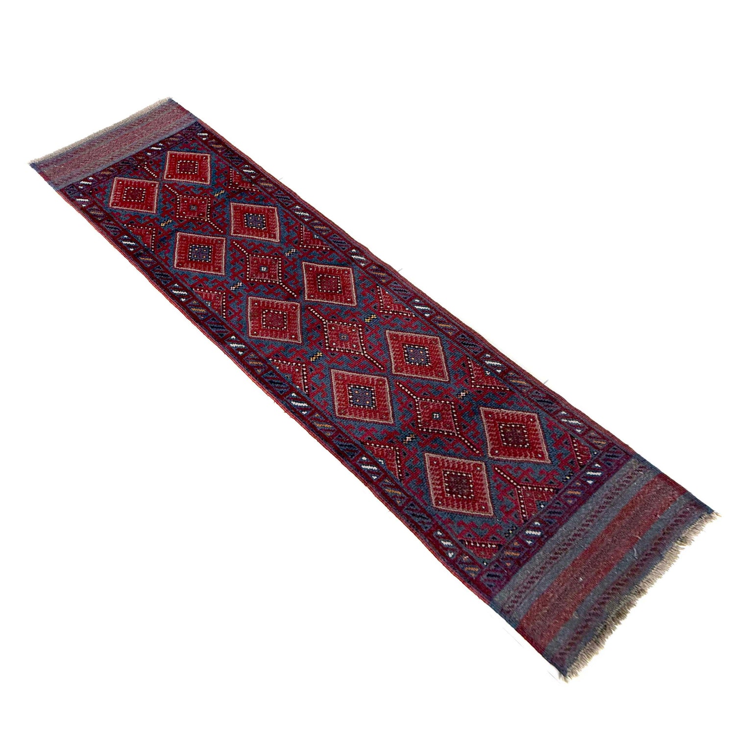 Traditional Mashwani Runner Carpet 2' 1" x 7' 9" ft / 64 x 236 cm - No. Y39535