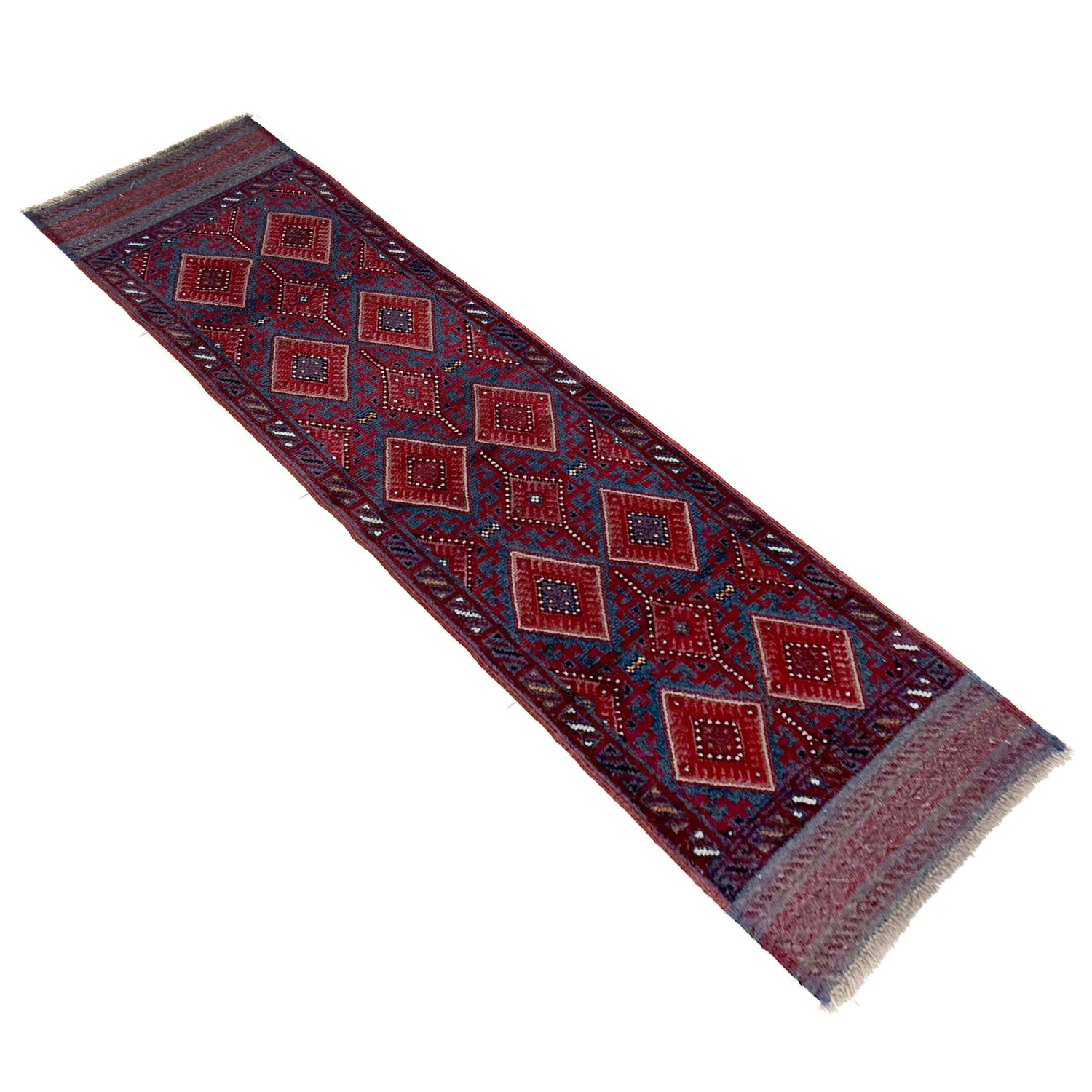 Traditional Mashwani Runner Carpet 2' 1" x 7' 9" ft / 64 x 236 cm - No. Y39535