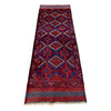 Handmade Afghan Runner Rug 2' 2" x 7' 7" ft / 66 x 230 cm - No. Y39540