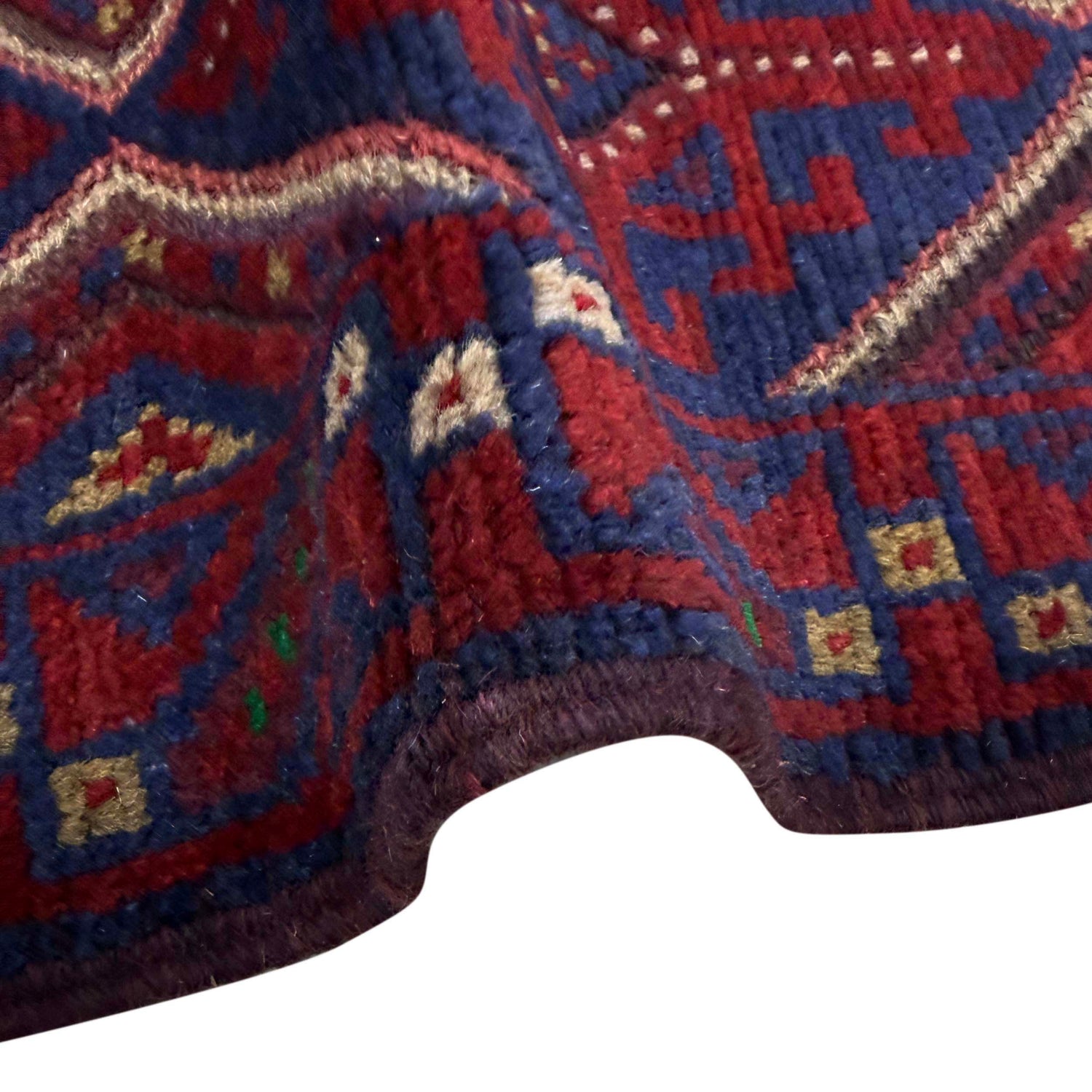 Handmade Afghan Runner Rug 2' 2" x 7' 7" ft / 66 x 230 cm - No. Y39540