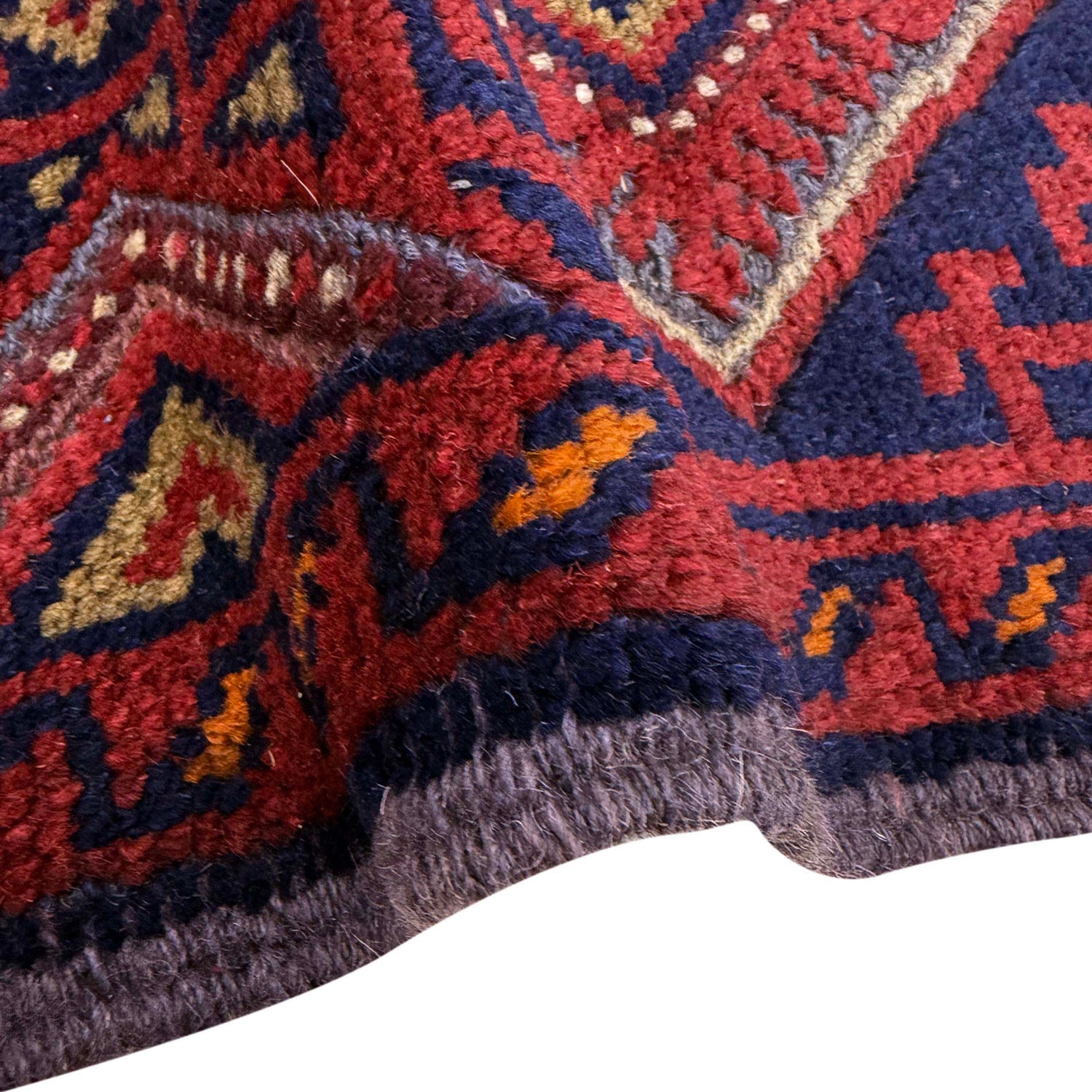 Hand Knotted Mashwani Runner Rug 2' 0" x 8' 8" ft / 61 x 263 cm - No. Y39543