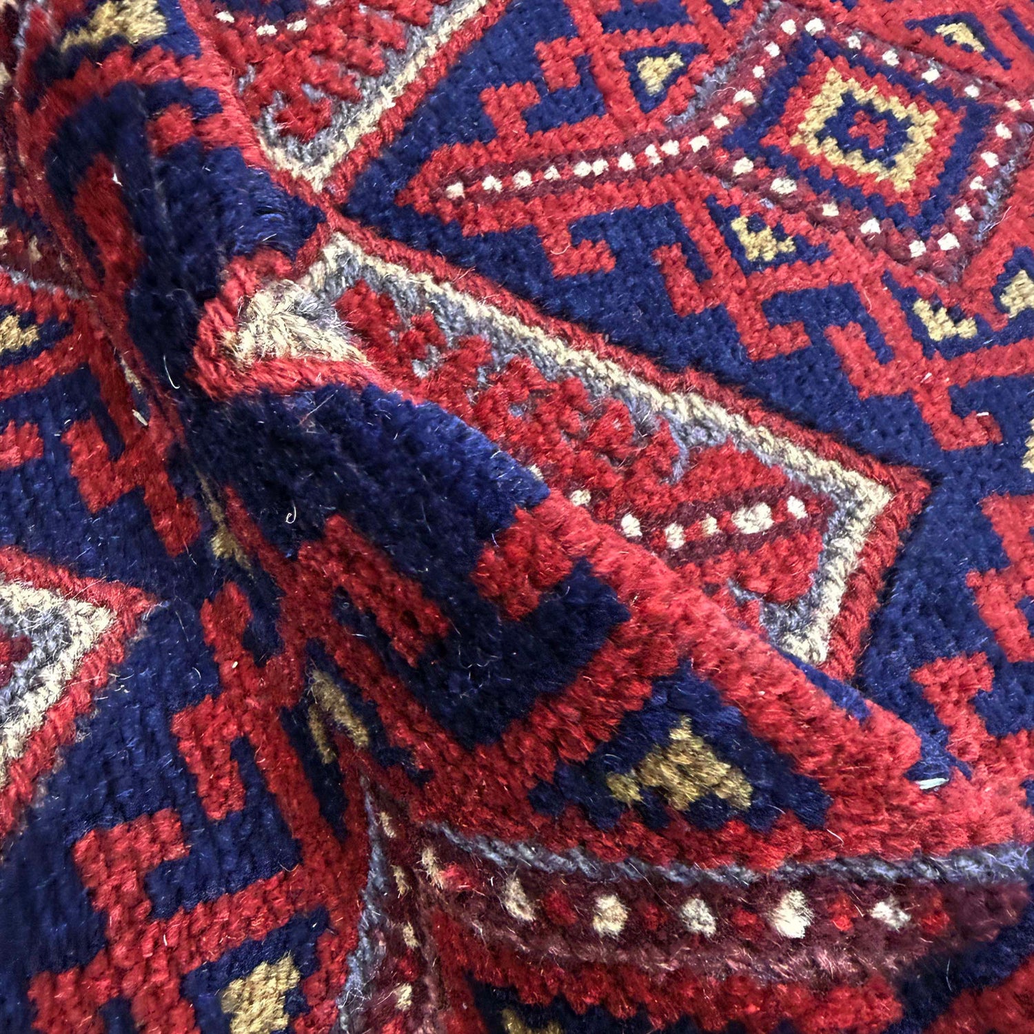 Hand Knotted Mashwani Runner Rug 2' 0" x 8' 8" ft / 61 x 263 cm - No. Y39543