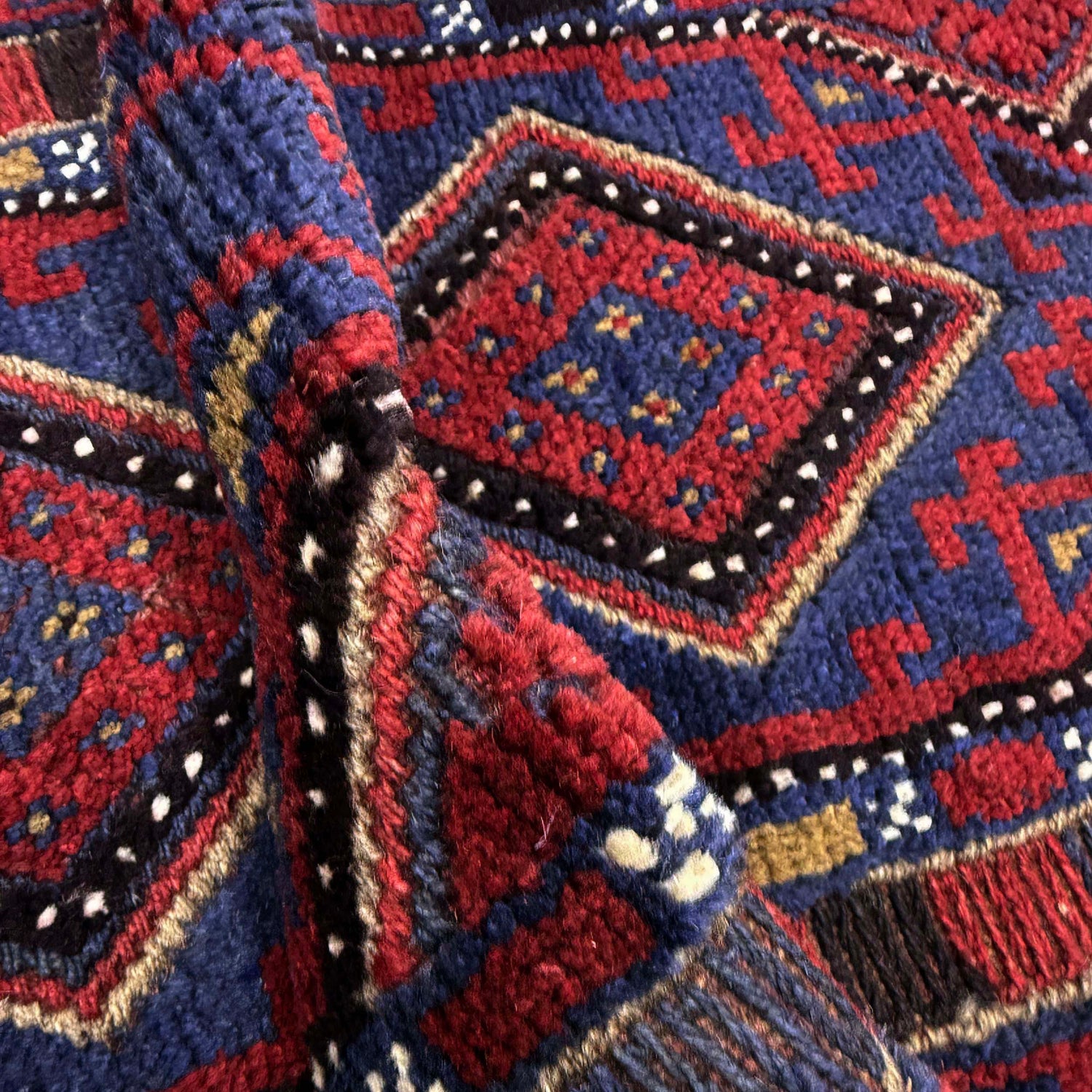 Handmade Mushwani Runner Rug 1' 10" x 7' 11" ft / 57 x 241 cm - No. Y39544