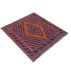 Multi Color Mashwani Small Area Rug 3' 11" x 4' 2" ft / 120 x 126 cm - No. Y39546